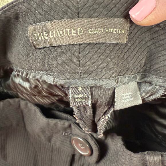 The Limited Womens Shorts Sz 2 Brown Ribbed Y2K Spring Summer Earthcore Neutral - Picture 4 of 6